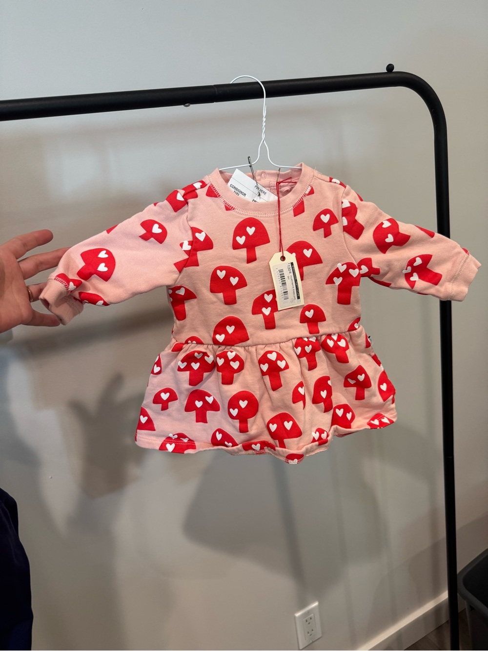 Stella McCartney Pink &Red Baby/Toddler Mushroom Dress